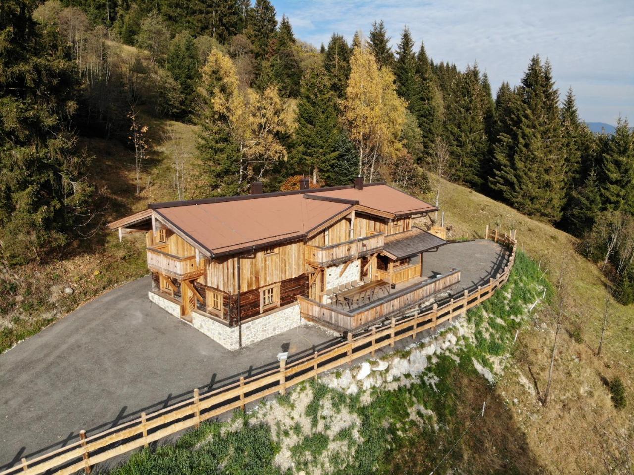 Villa Almhütte Lengau Saalbach Exterior foto