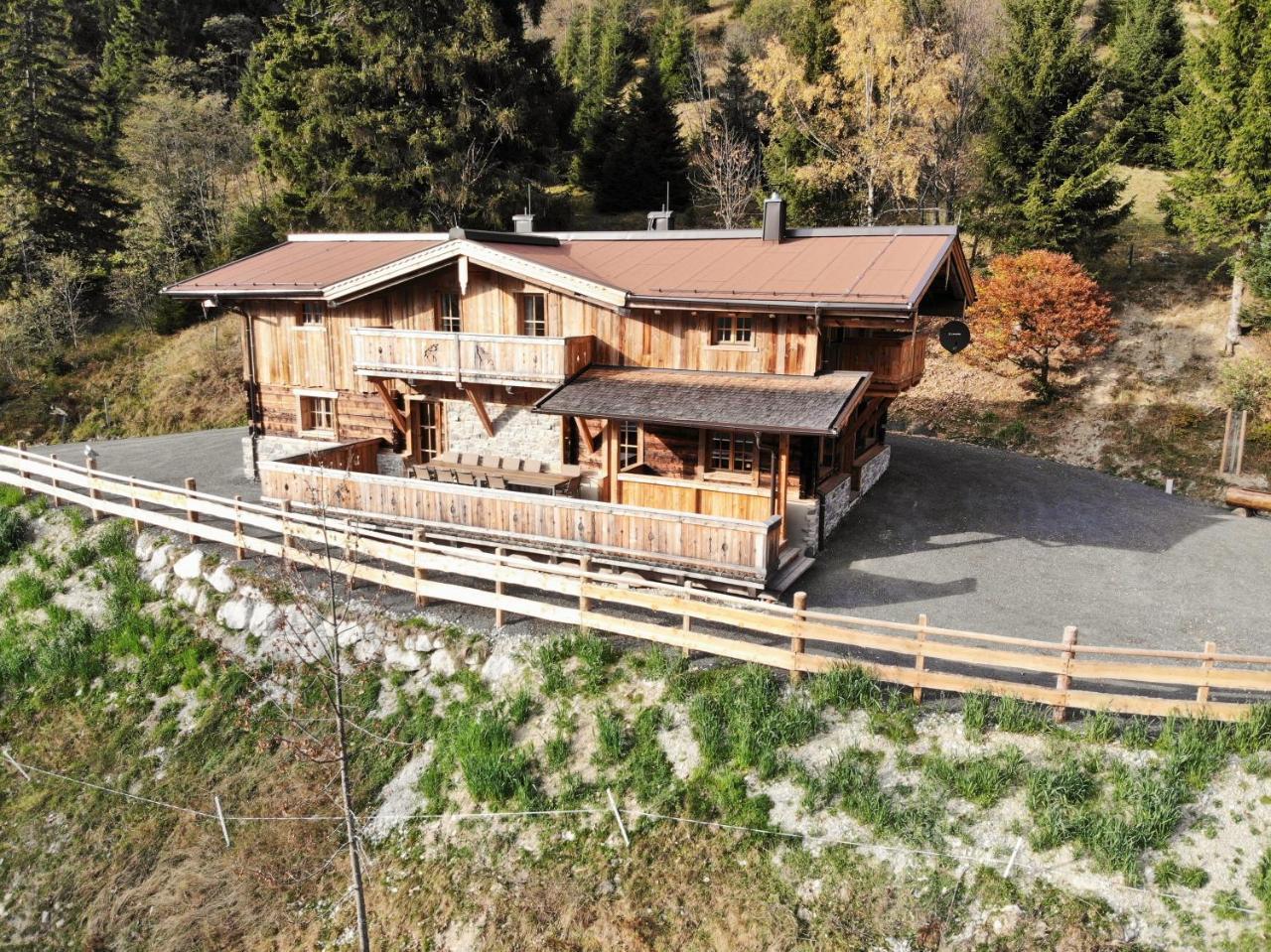 Villa Almhütte Lengau Saalbach Exterior foto